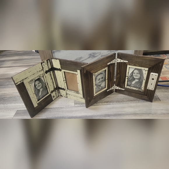 Rustic looking 5x7 hinged picture frames. - Picture 4 of 4